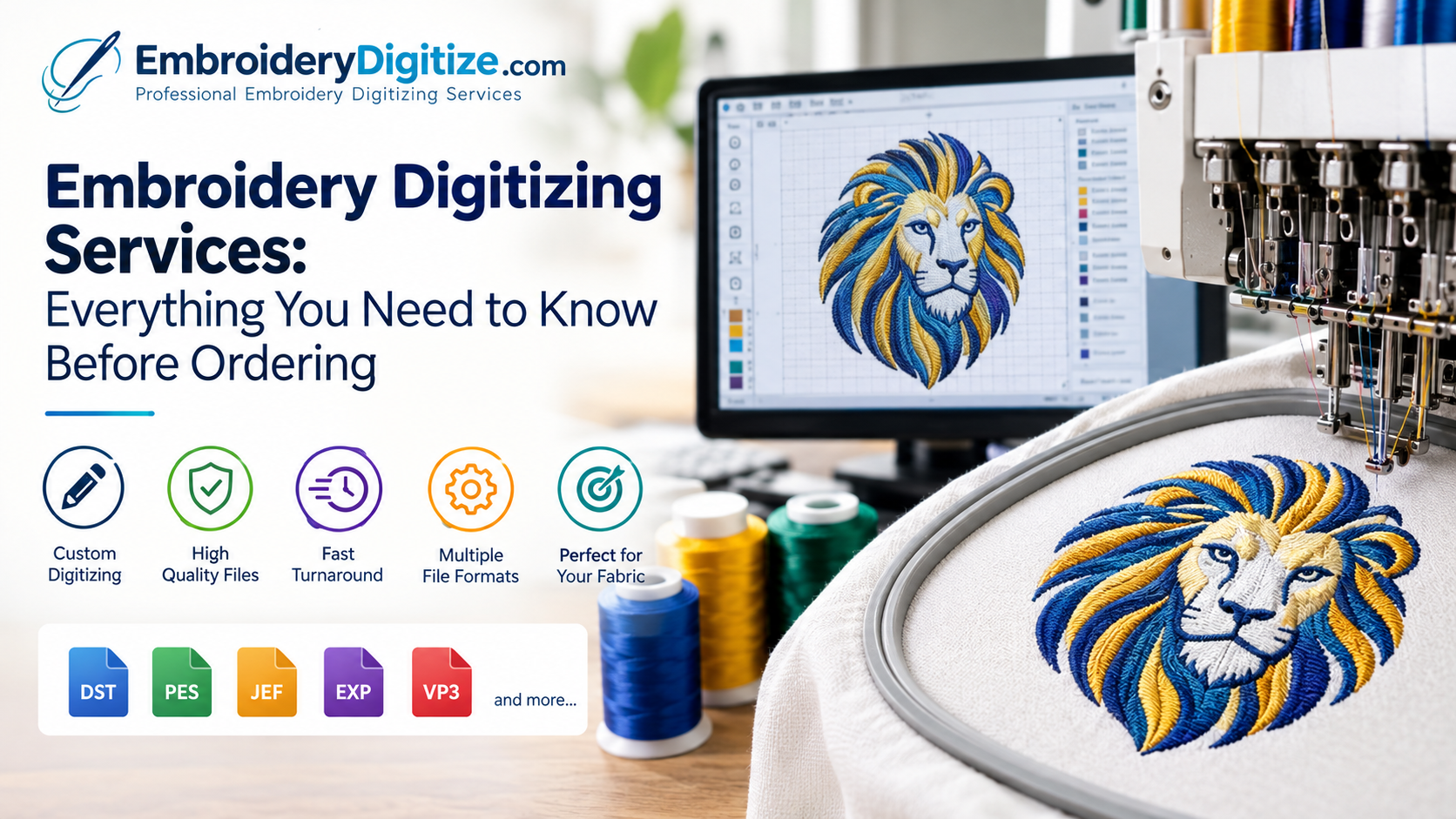 Embroidery Digitizing Services: Everything You Need to Know Before Ordering